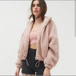 Urban outfitters teddy jacket